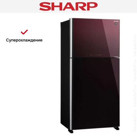 Двухкамерный холодильник Sharp SJXG60PGRD купить за 219&nbsp;990.14 ₽ в Москве с доставкой по РФ