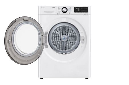 Сушильная машина LG DC90V3V6W - купить онлайн, цена 79 900 ₽, стоимость доставки по МСК и РФ от 300 рублей, заказать сейчас! Сушильная машина LG DC90V3V6W купить за 79 900 ₽ в Москве с доставкой по РФ
