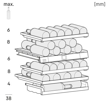 Встраиваемый винный шкаф Liebherr UWpri 3782 Vinidor Selection - купить онлайн, цена 350 000.14 ₽, стоимость доставки по МСК и РФ от 300 рублей, заказать сейчас! Встраиваемый винный шкаф Liebherr UWpri 3782 Vinidor Selection купить за 350 000.14 ₽ в Москве с доставкой по РФ