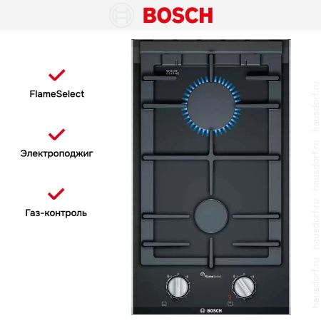 Газовая варочная панель Bosch PRB3A6D70M купить за 64&nbsp;260.48 ₽ в Москве с доставкой по РФ