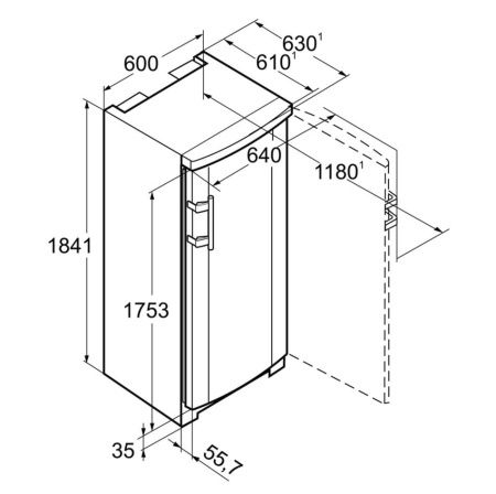 Морозильник Liebherr GNP 3056 Premium NoFrost купить за 202&nbsp;290.41 ₽ в Москве с доставкой по РФ