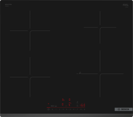 Индукционная варочная панель Bosch PIE63KHC1Z - купить онлайн, цена 80 230.47 ₽, стоимость доставки по МСК и РФ от 300 рублей, заказать сейчас! Индукционная варочная панель Bosch PIE63KHC1Z купить за 80 230.47 ₽ в Москве с доставкой по РФ