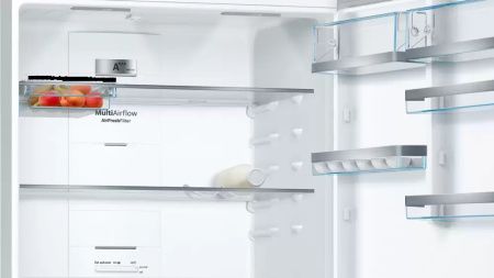 Холодильник с нижней морозильной камерой BOSCH KGN86AI30R - купить онлайн, цена 298 500.24 ₽, стоимость доставки по МСК и РФ от 300 рублей, заказать сейчас! Холодильник с нижней морозильной камерой BOSCH KGN86AI30R купить за 298 500.24 ₽ в Москве с доставкой по РФ