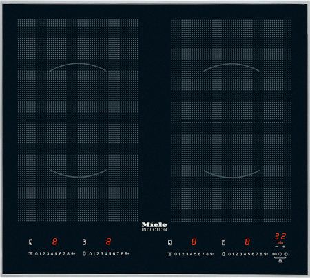 Индукционная варочная панель Miele KM6328-1 - купить онлайн, цена 327 800 ₽, стоимость доставки по МСК и РФ от 300 рублей, заказать сейчас! Индукционная варочная панель Miele KM6328-1 купить за 327 800 ₽ в Москве с доставкой по РФ