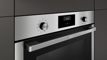 Духовой шкаф Neff B3CCE2AN0 - купить онлайн, цена 140 800 ₽, стоимость доставки по МСК и РФ от 300 рублей, заказать сейчас! Духовой шкаф Neff B3CCE2AN0 купить за 140 800 ₽ в Москве с доставкой по РФ