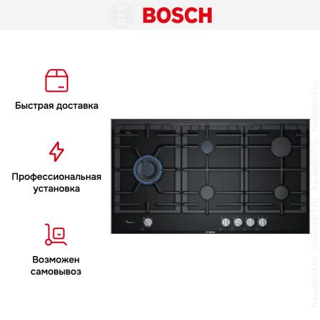 Газовая варочная панель Bosch PRS9A6D70M купить за 124&nbsp;630.90 ₽ в Москве с доставкой по РФ