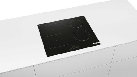 Индукционная варочная панель Bosch PVS611BB6E - купить онлайн, цена 84 240.30 ₽, стоимость доставки по МСК и РФ от 300 рублей, заказать сейчас! Индукционная варочная панель Bosch PVS611BB6E купить за 84 240.30 ₽ в Москве с доставкой по РФ