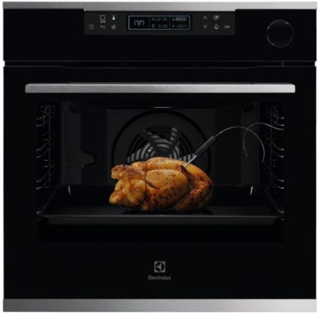 Духовой шкаф Electrolux OKC8P31X - купить онлайн, цена 196 700 ₽, стоимость доставки по МСК и РФ от 300 рублей, заказать сейчас! Духовой шкаф Electrolux OKC8P31X купить за 196 700 ₽ в Москве с доставкой по РФ