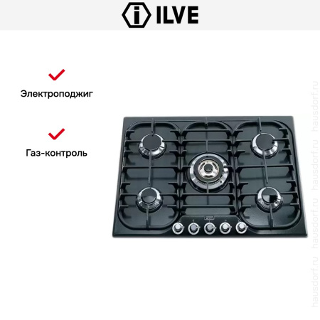 Варочная панель Ilve H70CV Matt купить за 129&nbsp;999 ₽ в Москве с доставкой по РФ