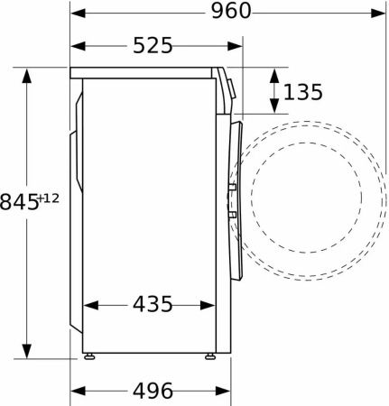 Узкая стиральная машина BOSCH WLW24K4HOE купить за 179&nbsp;600.40 ₽ в Москве с доставкой по РФ