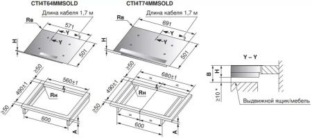 Варочная панель V-ZUG CookTopInduction V4000 CTI4T64MMSOLD купить за 470&nbsp;990.50 ₽ в Москве с доставкой по РФ