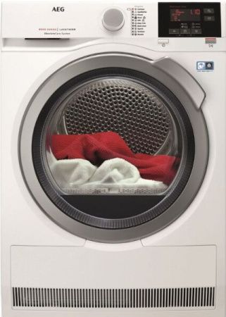 Сушильная машина AEG T8DBG48S - купить онлайн, цена 115 500 ₽, стоимость доставки по МСК и РФ от 300 рублей, заказать сейчас! Сушильная машина AEG T8DBG48S купить за 115 500 ₽ в Москве с доставкой по РФ