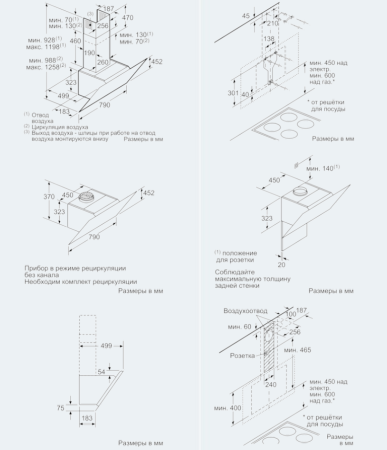 Вытяжка Siemens BLDS 999 B (тестовый товар) купить за 39&nbsp;000 ₽ в Москве с доставкой по РФ
