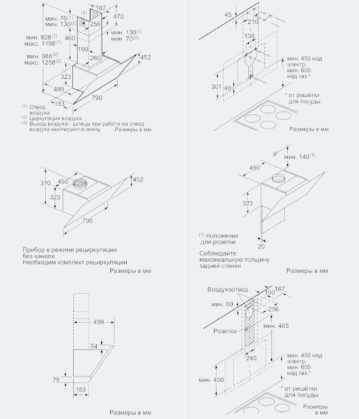Вытяжка Siemens BLDS 999 B (тестовый товар) - купить за 39&nbsp;000 ₽ в Москве с доставкой по РФ