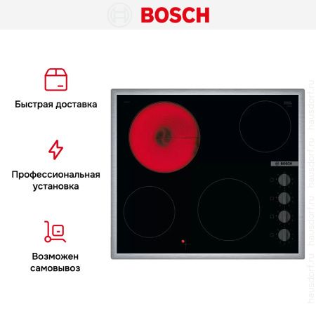 Электрическая варочная панель Bosch PKE645CA2E купить за 62&nbsp;500.21 ₽ в Москве с доставкой по РФ