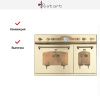 Духовой шкаф Restart ELF039g Antique white купить за 299&nbsp;999 ₽ в Москве с доставкой по РФ