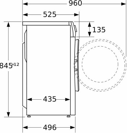 Узкая стиральная машина BOSCH WLW24L41OE купить за 147&nbsp;500.13 ₽ в Москве с доставкой по РФ