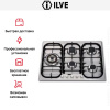 Варочная панель Ilve H70SDV/ IX купить за 129&nbsp;999 ₽ в Москве с доставкой по РФ