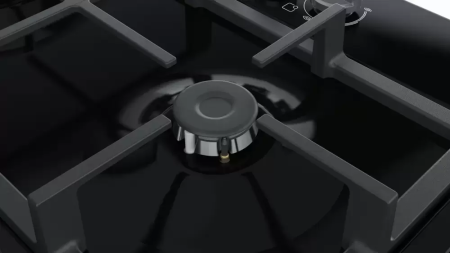 Газовая варочная панель BOSCH PBP6C6B91R - купить онлайн, цена 129 999 ₽, стоимость доставки по МСК и РФ от 300 рублей, заказать сейчас! Газовая варочная панель BOSCH PBP6C6B91R купить за 129 999 ₽ в Москве с доставкой по РФ