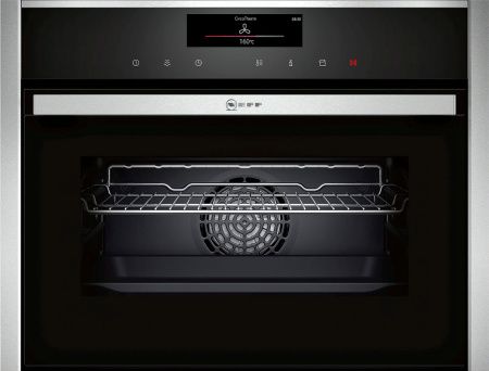 Компактный духовой шкаф Neff C18FT48H0 - купить онлайн, цена 165 540 ₽, стоимость доставки по МСК и РФ от 300 рублей, заказать сейчас! Компактный духовой шкаф Neff C18FT48H0 купить за 165 540 ₽ в Москве с доставкой по РФ