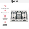 Варочная панель Ilve H70CV Antique white купить за 129&nbsp;999 ₽ в Москве с доставкой по РФ