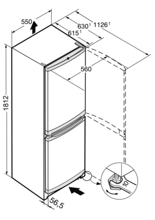 Холодильник Liebherr CUef 3331 - купить онлайн, цена 78 120.60 ₽, стоимость доставки по МСК и РФ от 300 рублей, заказать сейчас! Холодильник Liebherr CUef 3331 купить за 78 120.60 ₽ в Москве с доставкой по РФ