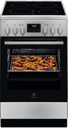 Электрическая плита Electrolux RKR540201X - купить онлайн, цена 69 990 ₽, стоимость доставки по МСК и РФ от 300 рублей, заказать сейчас! Электрическая плита Electrolux RKR540201X купить за 69 990 ₽ в Москве с доставкой по РФ