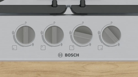 Газовая варочная панель Bosch PGH6B5K90R - купить онлайн, цена 22 000 ₽, стоимость доставки по МСК и РФ от 300 рублей, заказать сейчас! Газовая варочная панель Bosch PGH6B5K90R купить за 22 000 ₽ в Москве с доставкой по РФ