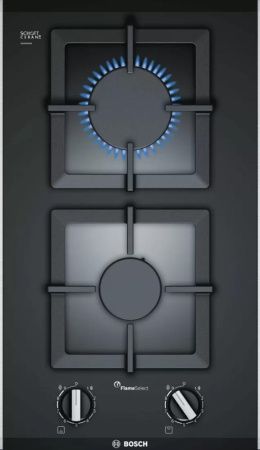 Газовая варочная панель Bosch PSB3A6B20 - купить онлайн, цена 82 485.42 ₽, стоимость доставки по МСК и РФ от 300 рублей, заказать сейчас! Газовая варочная панель Bosch PSB3A6B20 купить за 82 485.42 ₽ в Москве с доставкой по РФ