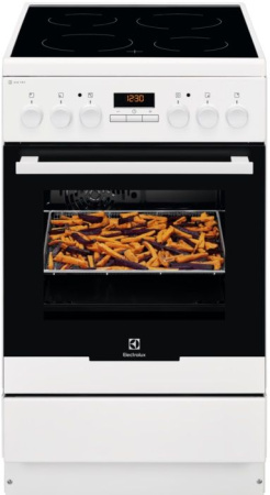 Электрическая плита Electrolux EKC95450AW - купить онлайн, цена 61 000 ₽, стоимость доставки по МСК и РФ от 300 рублей, заказать сейчас! Электрическая плита Electrolux EKC95450AW купить за 61 000 ₽ в Москве с доставкой по РФ