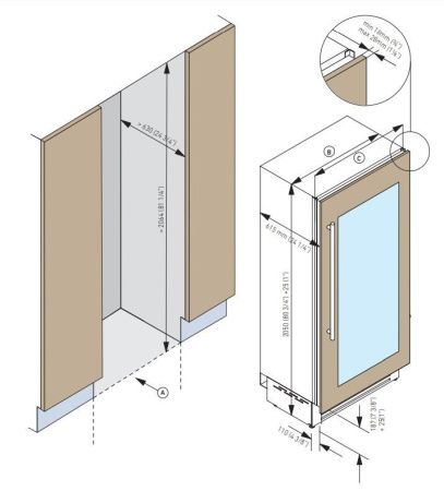Винный шкаф Fhiaba S5990FW6 купить за 16&nbsp;838 ₽ в Москве с доставкой по РФ