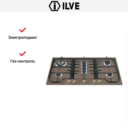 Варочная панель Ilve H90PCNV Ant/C купить за 129&nbsp;999 ₽ в Москве с доставкой по РФ