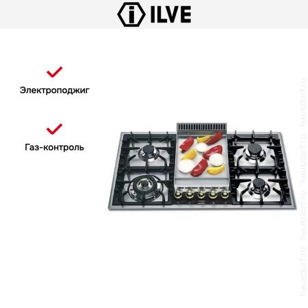 Варочная панель Ilve HP95FC-N купить за 129&nbsp;999 ₽ в Москве с доставкой по РФ