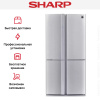 Многокамерный холодильник Sharp SJFP97VST купить за 209&nbsp;990.50 ₽ в Москве с доставкой по РФ