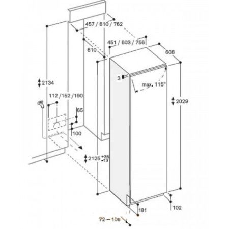 Встраиваемый морозильник Gaggenau RF 471-301 купить за 199&nbsp;999 ₽ в Москве с доставкой по РФ