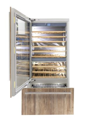 Винный шкаф Fhiaba S8991TWT3 - купить онлайн, цена 24 555 ₽, стоимость доставки по МСК и РФ от 300 рублей, заказать сейчас! Винный шкаф Fhiaba S8991TWT3 купить за 24 555 ₽ в Москве с доставкой по РФ