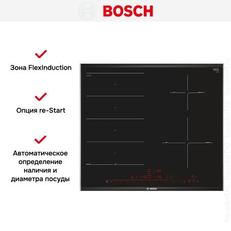 Варочная панель Bosch PXE675DC1E купить за 129&nbsp;999 ₽ в Москве с доставкой по РФ