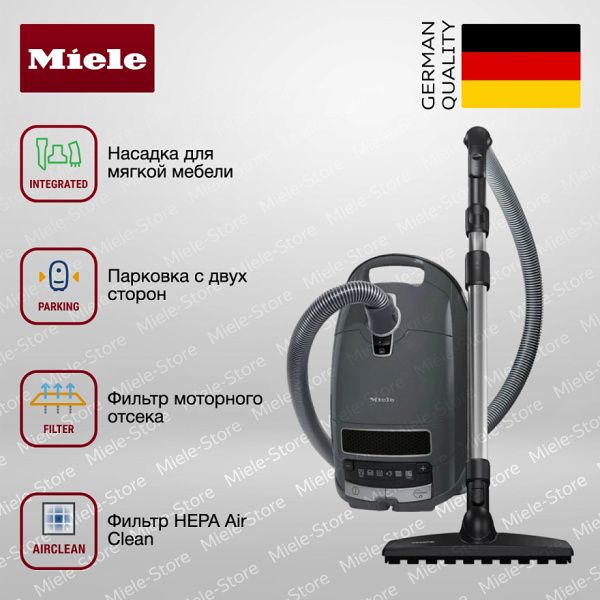 Пылесос Miele SGDF 3 Complete C 3 Active Parquet GRGR - купить онлайн, цена 45 500 ₽, стоимость доставки по МСК и РФ от 300 рублей, заказать сейчас! Пылесос Miele SGDF 3 Complete C 3 Active Parquet GRGR - купить за 45 500 ₽ в Москве с доставкой по РФ