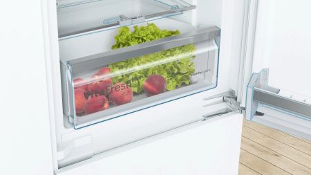 Встраиваемый двухкамерный холодильник Bosch KIS86AFE0 - купить онлайн, цена 138 630.11 ₽, стоимость доставки по МСК и РФ от 300 рублей, заказать сейчас! Встраиваемый двухкамерный холодильник Bosch KIS86AFE0 купить за 138 630.11 ₽ в Москве с доставкой по РФ