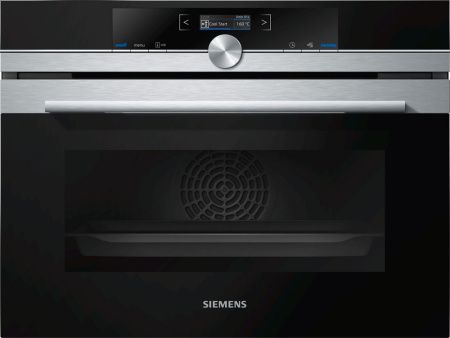 Духовой шкаф Siemens CB674GBS3 - купить онлайн, цена 93 950 ₽, стоимость доставки по МСК и РФ от 300 рублей, заказать сейчас! Духовой шкаф Siemens CB674GBS3 купить за 93 950 ₽ в Москве с доставкой по РФ
