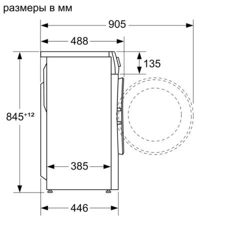Стиральная машина Bosch PerfectCare WHA222XYOE купить за 111&nbsp;000.30 ₽ в Москве с доставкой по РФ