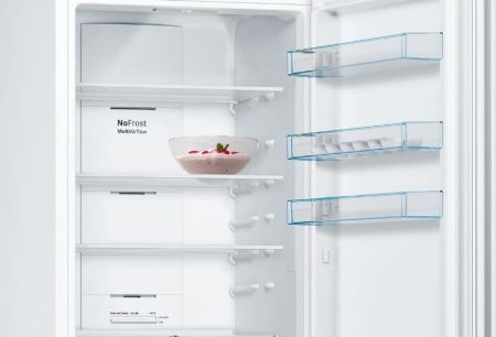 Двухкамерный холодильник Bosch KGN39XW30U - купить онлайн, цена 84 850.16 ₽, стоимость доставки по МСК и РФ от 300 рублей, заказать сейчас! Двухкамерный холодильник Bosch KGN39XW30U купить за 84 850.16 ₽ в Москве с доставкой по РФ