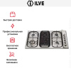Варочная панель Ilve H39BCV/ IX купить за 129&nbsp;999 ₽ в Москве с доставкой по РФ