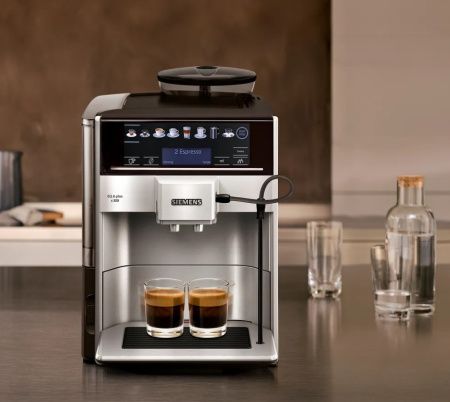 Кофемашина Siemens TE653M11RW - купить онлайн, цена 123 020 ₽, стоимость доставки по МСК и РФ от 300 рублей, заказать сейчас! Кофемашина Siemens TE653M11RW купить за 123 020 ₽ в Москве с доставкой по РФ