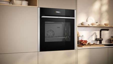Духовой шкаф Neff B24CR31N0 - купить онлайн, цена 136 900 ₽, стоимость доставки по МСК и РФ от 300 рублей, заказать сейчас! Духовой шкаф Neff B24CR31N0 купить за 136 900 ₽ в Москве с доставкой по РФ