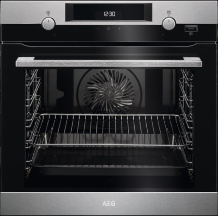 Духовой шкаф AEG BER455120M - купить онлайн, цена 68 990 ₽, стоимость доставки по МСК и РФ от 300 рублей, заказать сейчас! Духовой шкаф AEG BER455120M купить за 68 990 ₽ в Москве с доставкой по РФ