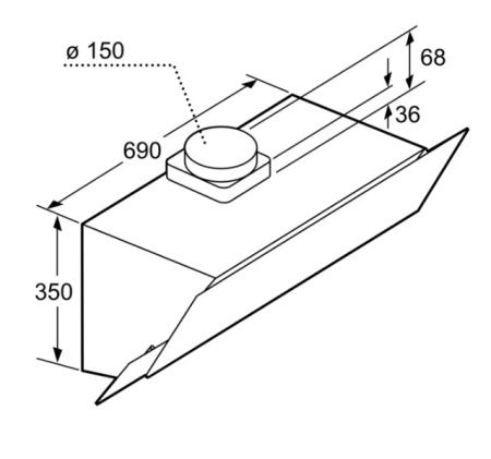 Вытяжка Bosch DWK095G60T купить за 44&nbsp;780.31 ₽ в Москве с доставкой по РФ