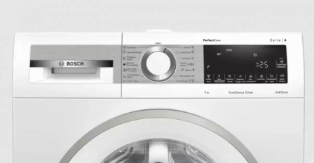 Узкая стиральная машина BOSCH WHA222XMOE купить за 79&nbsp;990.34 ₽ в Москве с доставкой по РФ