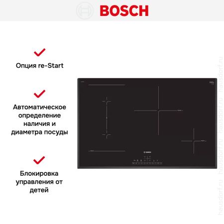 Индукционная варочная панель Bosch PVS 851 FB5E купить за 132&nbsp;000.47 ₽ в Москве с доставкой по РФ