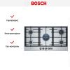 Газовая варочная панель Bosch PCR9A5B90M купить за 66&nbsp;360.50 ₽ в Москве с доставкой по РФ